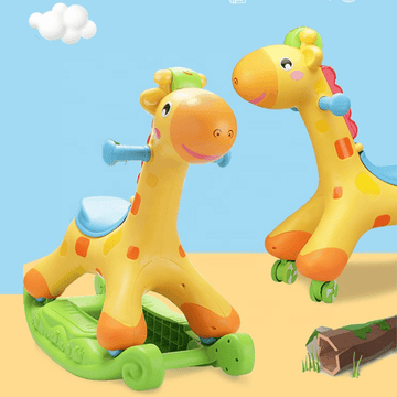 2-in-1 Kids Giraffe Ride ©