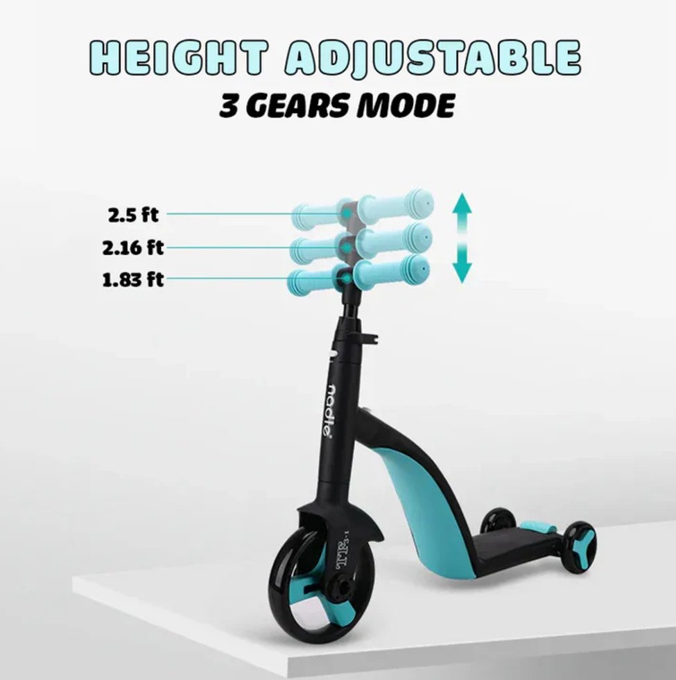 3-in-1 Kids Convertible Scooter ©
