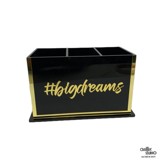 Acrylic Desk Organizer – Motivational and Multifunctional | Efficient Office Supplies Holder