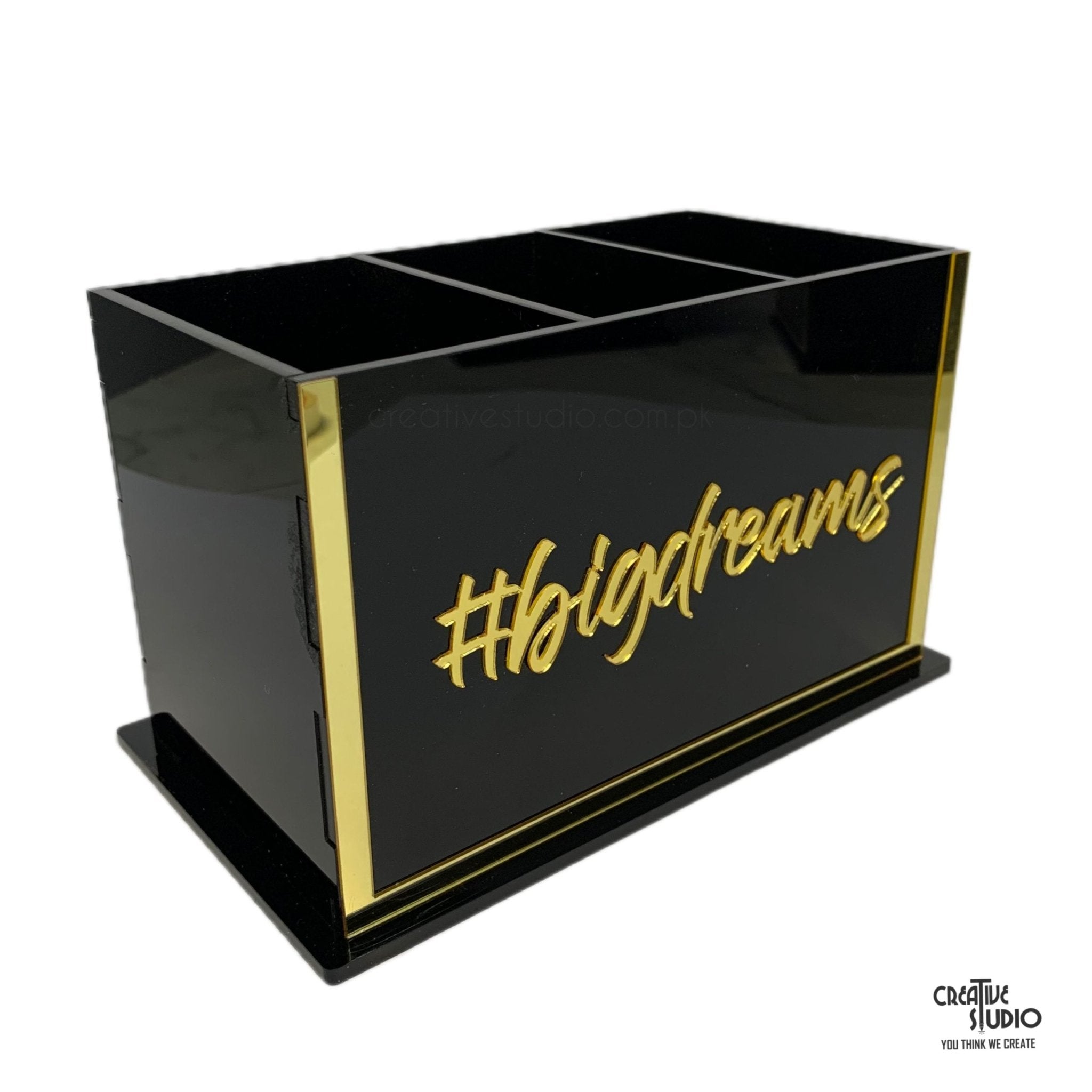 Acrylic Desk Organizer – Motivational and Multifunctional | Efficient Office Supplies Holder