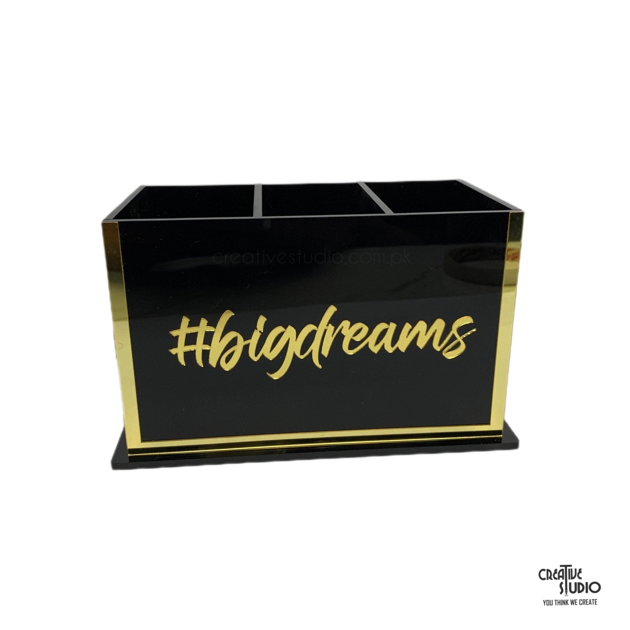 Acrylic Desk Organizer – Motivational and Multifunctional | Efficient Office Supplies Holder