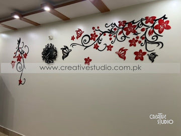 Acrylic Flower Wall Art©