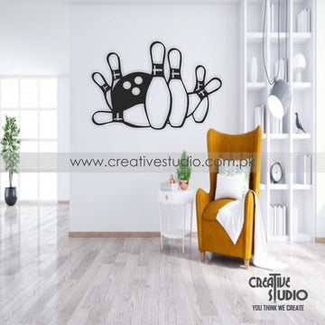 Bowling Acrylic Wall Art