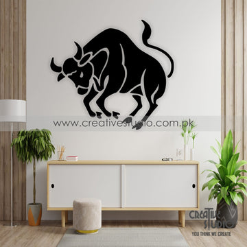 Bull Acrylic Wall Art