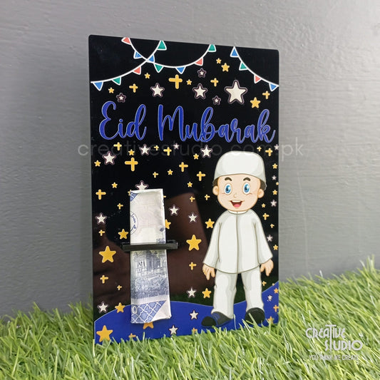 Celebrate Eid with Joy: Colorful Acrylic Eidi Envelopes for Kids – BOY