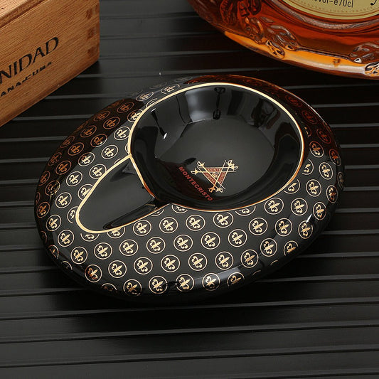 Cigar Ashtray Ceramic Portable Cigar Extinguisher Cuban Cigar Ashtray