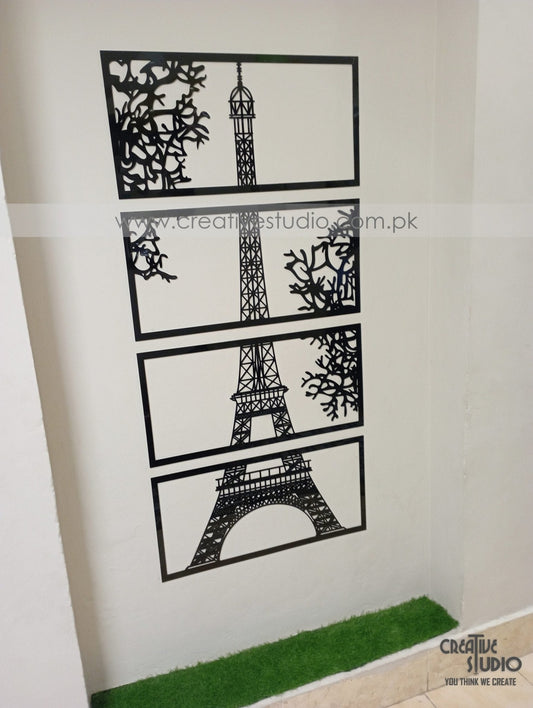 Elegant Eiffel Tower Acrylic Wall Art ©