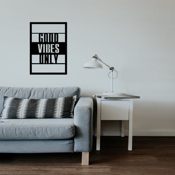 Good Vibes Only Modern Acrylic Wall Art