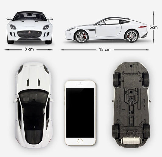 JAGUAR F-Type Coupe Simulation Alloy Car Model Adult