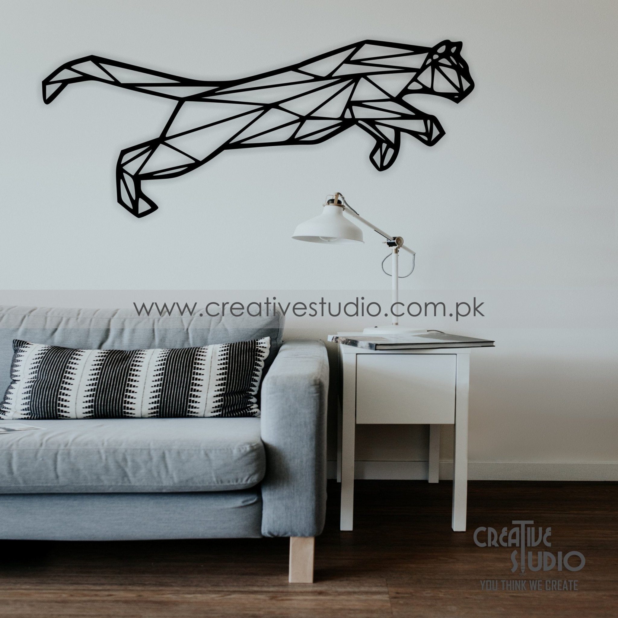 Leopard Geometric Acrylic Wall Art