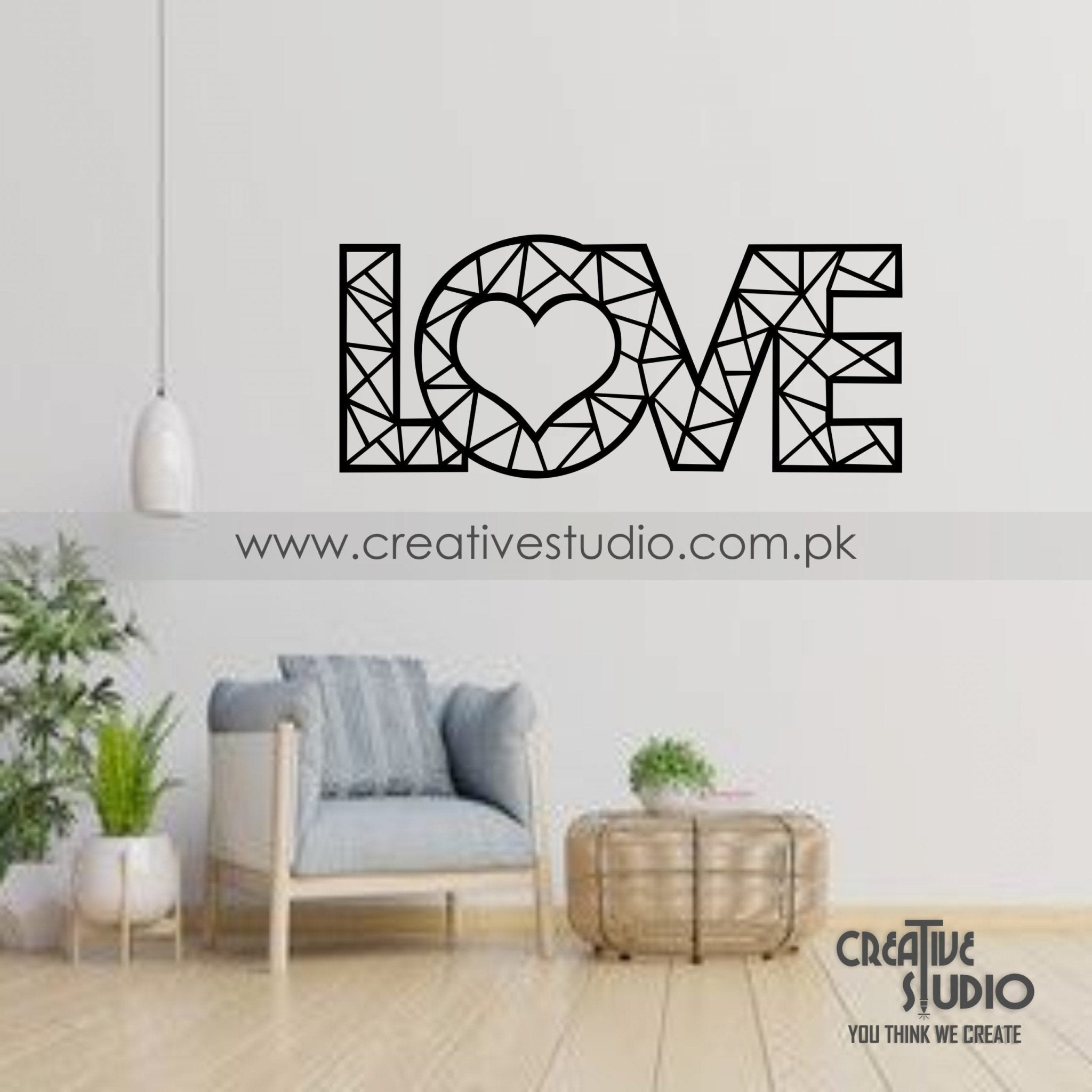 Love Acrylic Wall Art