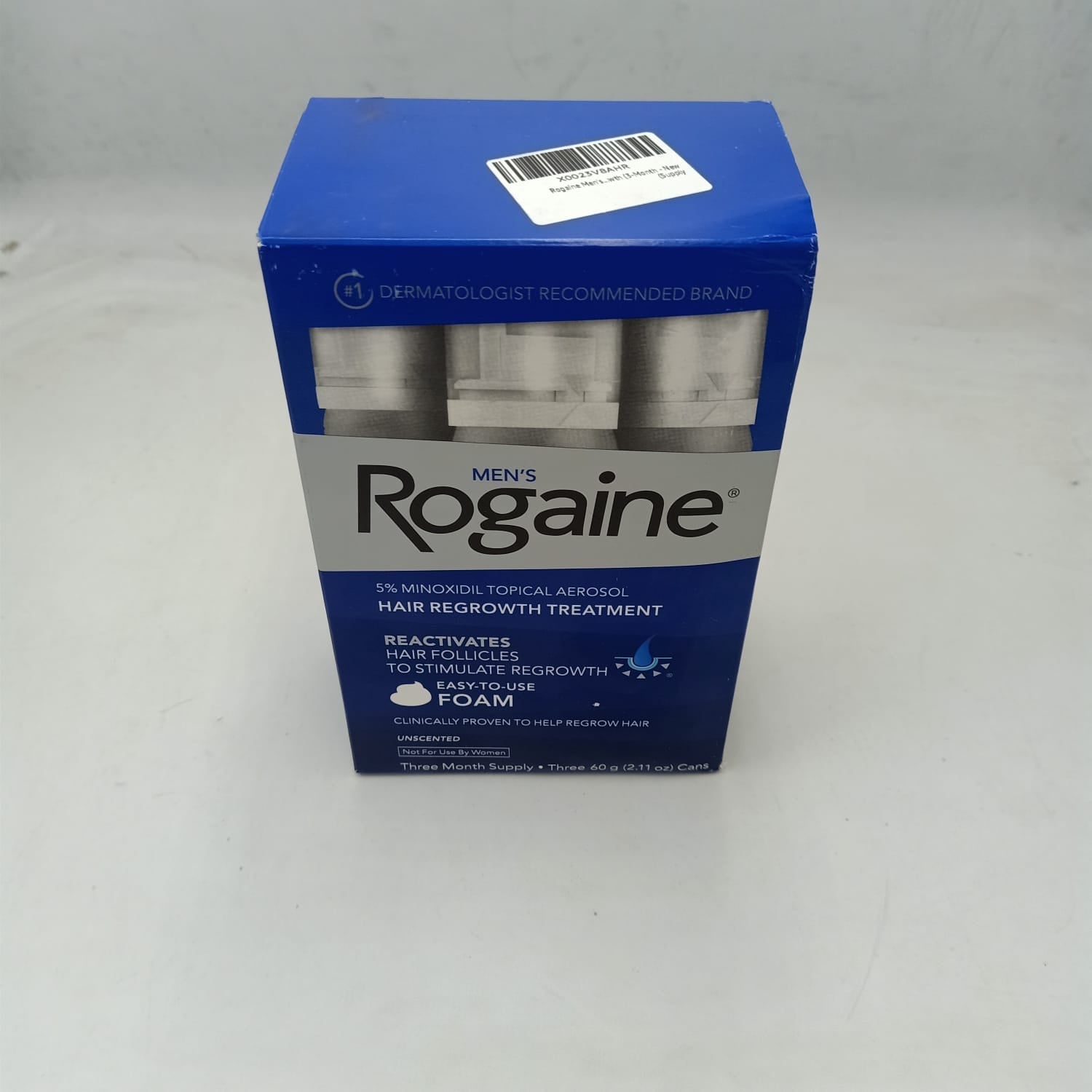 Men's  5% Minoxidil Unscented Foam (Original)