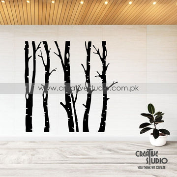 Modern Tree Branches Acrylic Wall Art 6 Feet Size ©