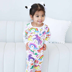 All Colorable Pajama Prints | Two Piece Set