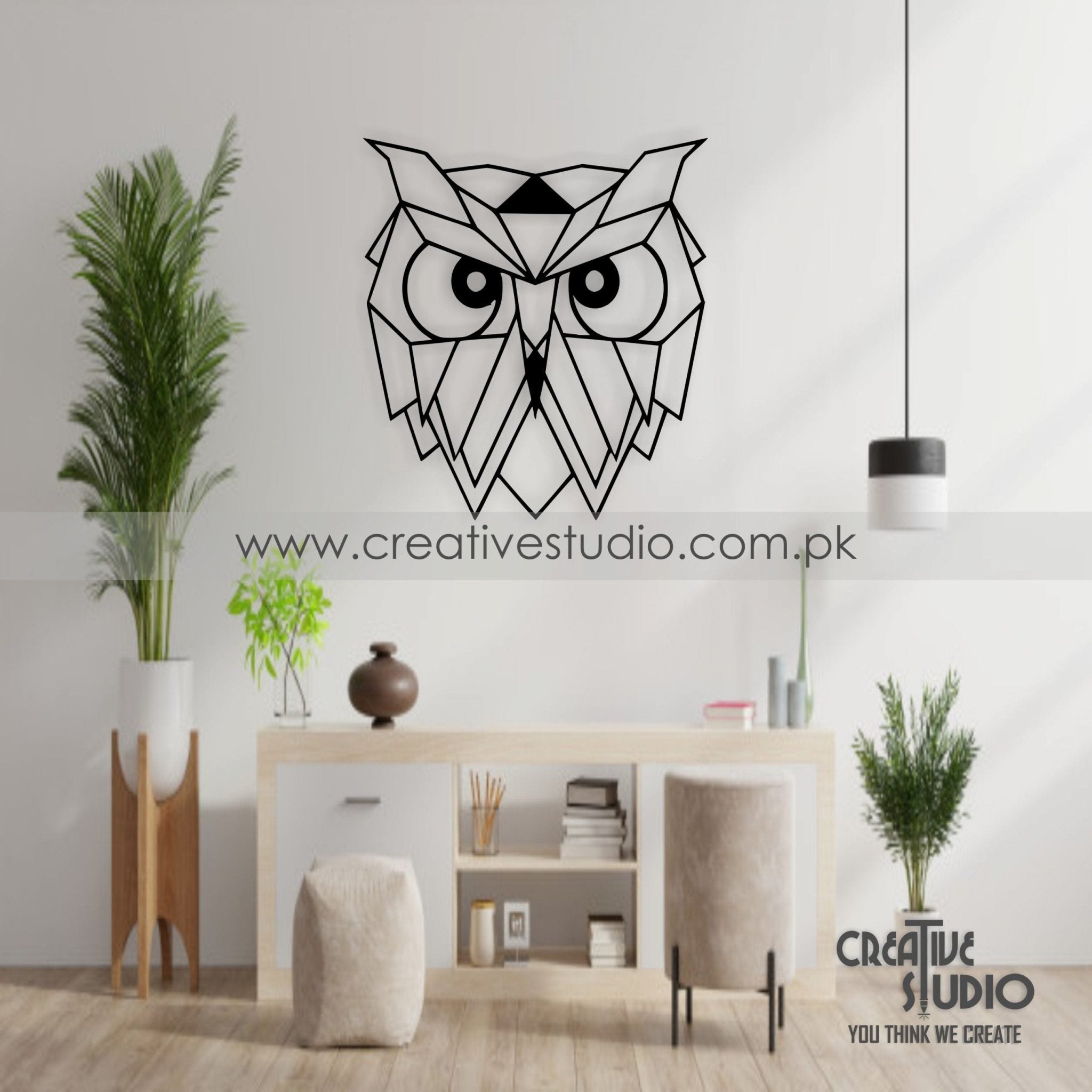 Owl Graphic Acrylic Wall Art