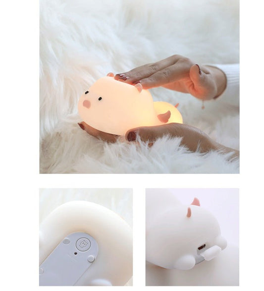 Pig Silicone Night Light