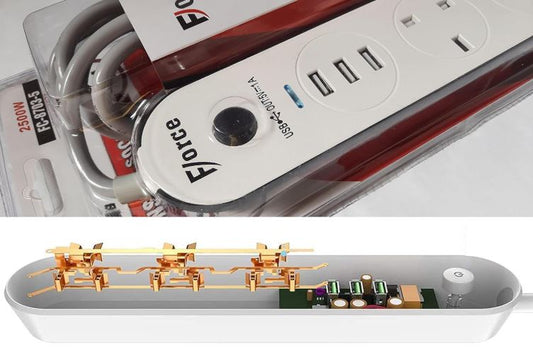 Power Socket Strip 2500W