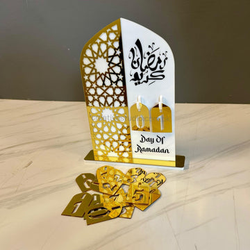 Premium Acrylic Ramadan Calendar – Elegant Home Decor & Gift