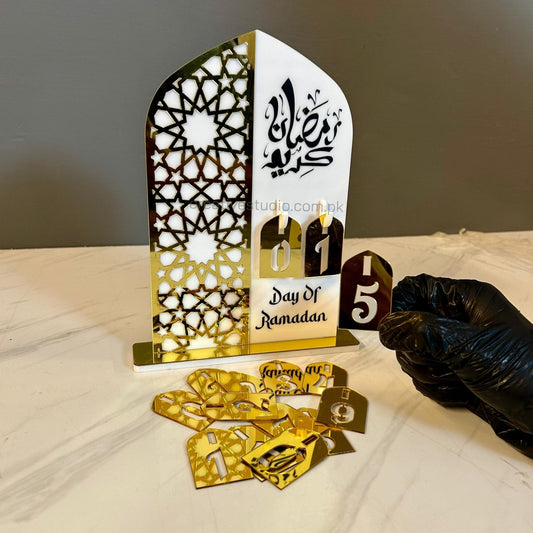 Premium Acrylic Ramadan Calendar – Elegant Home Decor & Gift