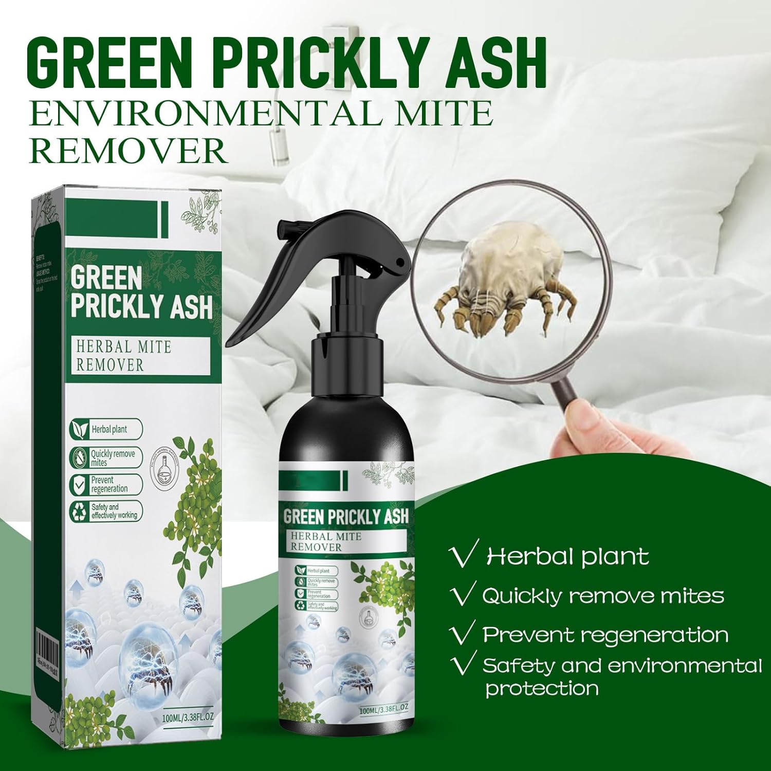 South moon - Green Pickly Ash Mint Removal