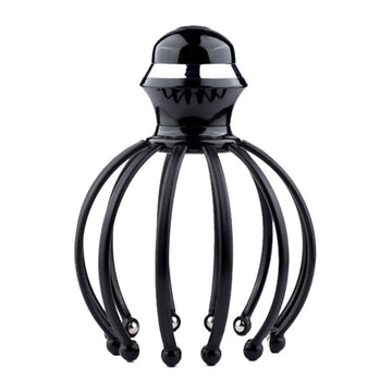 Vibration Head Massager Scalp Relaxation 12 Claw Electric Head Massager Octopus Point Massager