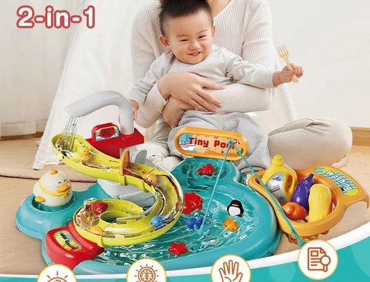 Water Play Toy Kitchen Set